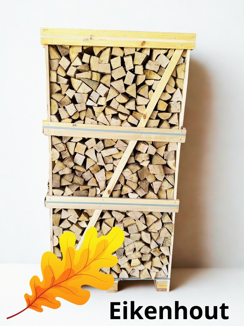 Pallet Eik Haardhout 100×100×110 cm