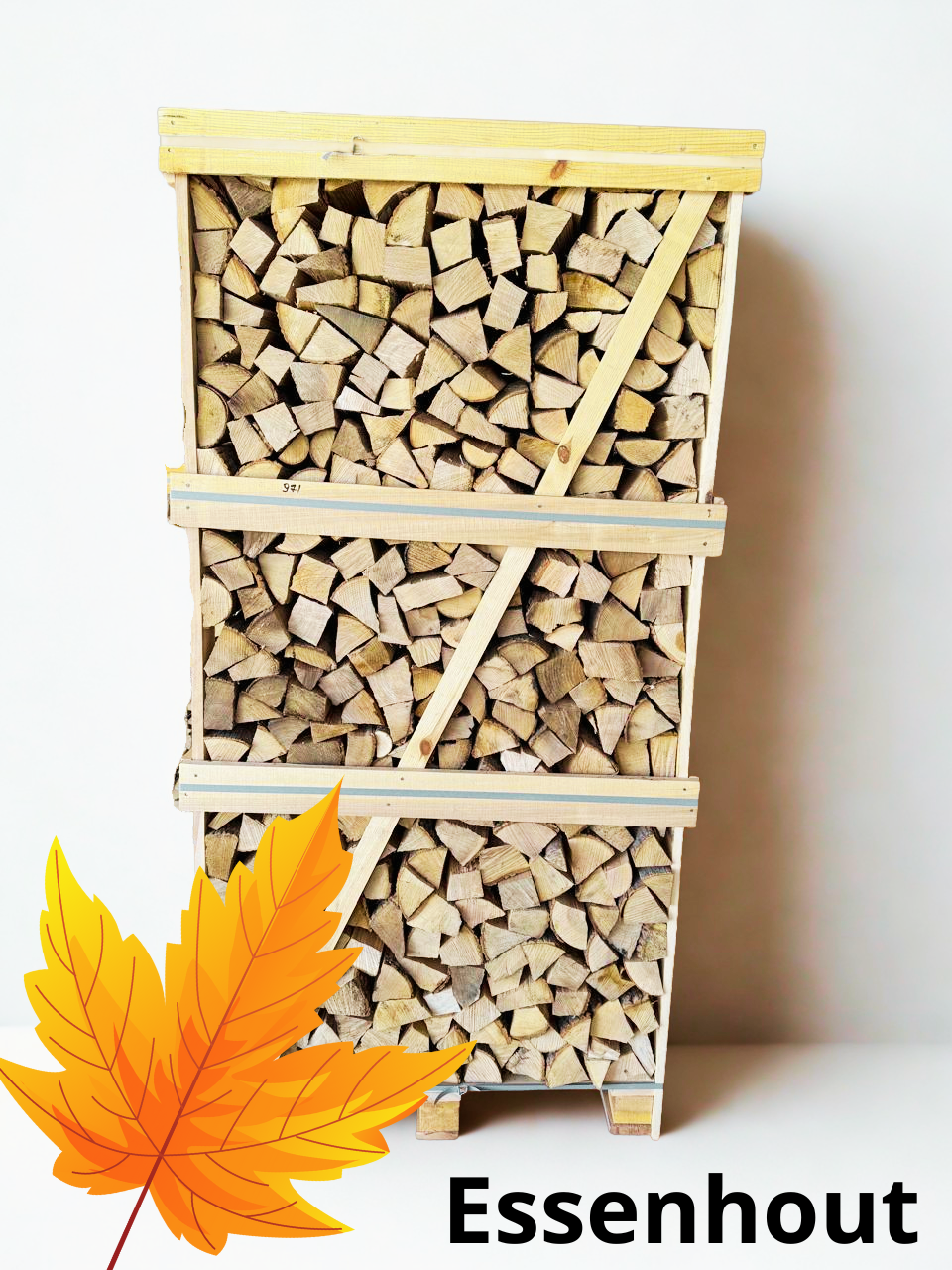 Pallet Essen Haardhout 100×100×180 cm